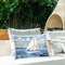Sailing Choppy Waves Outdoor Printed Pillow Design by Sally Swatland, 14 x 7 x 20